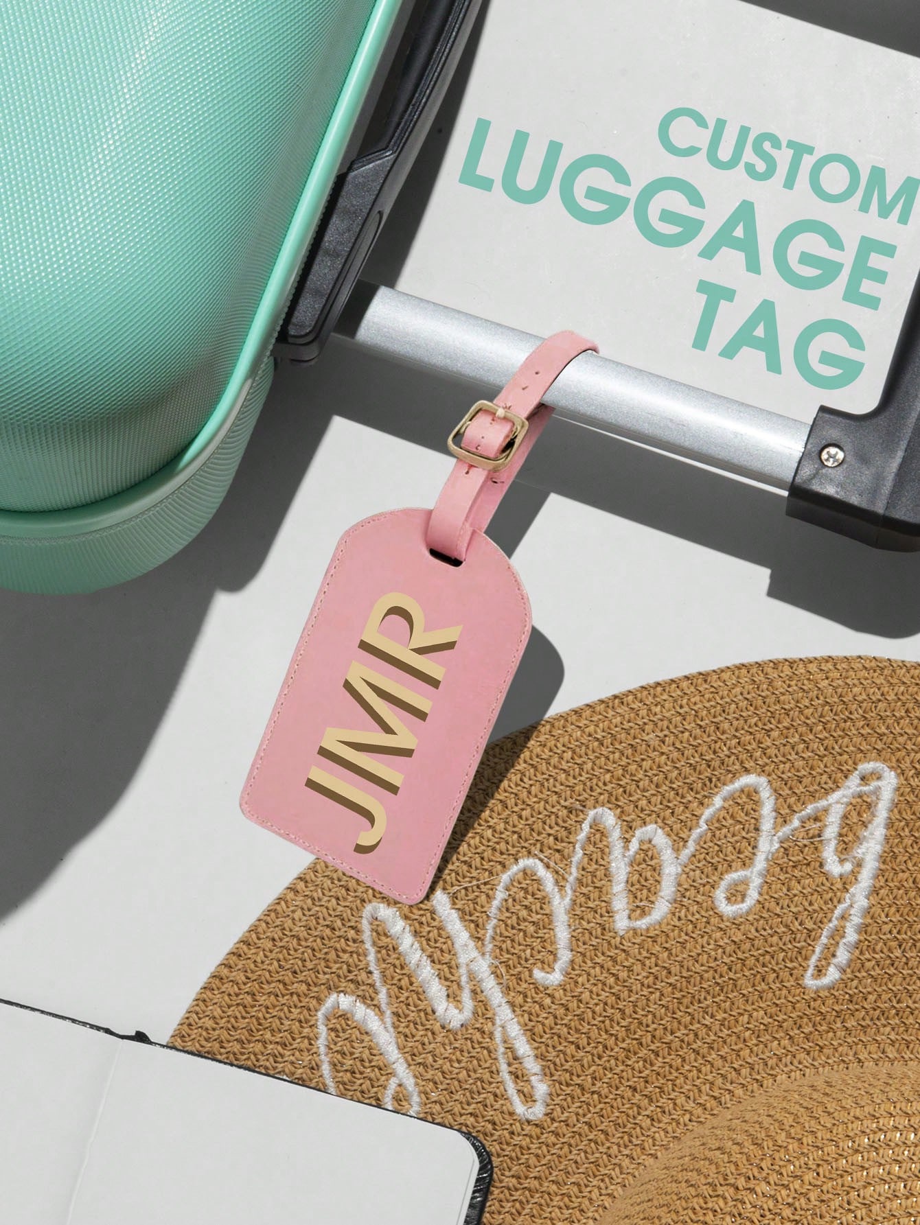 Personalized Initial Luggage T - Leather Briefcase ulasan dan harga