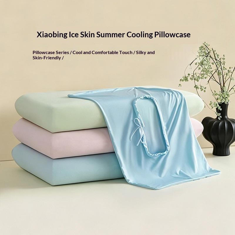Summer Cooling Ice Silk Pillow - Silk Pillowcase ulasan dan harga