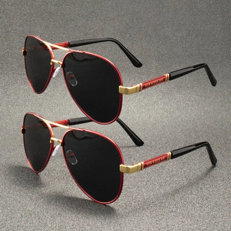 1/2PCS Retro Polarized Sunglas - Sunglasses Uv400 ulasan dan harga
