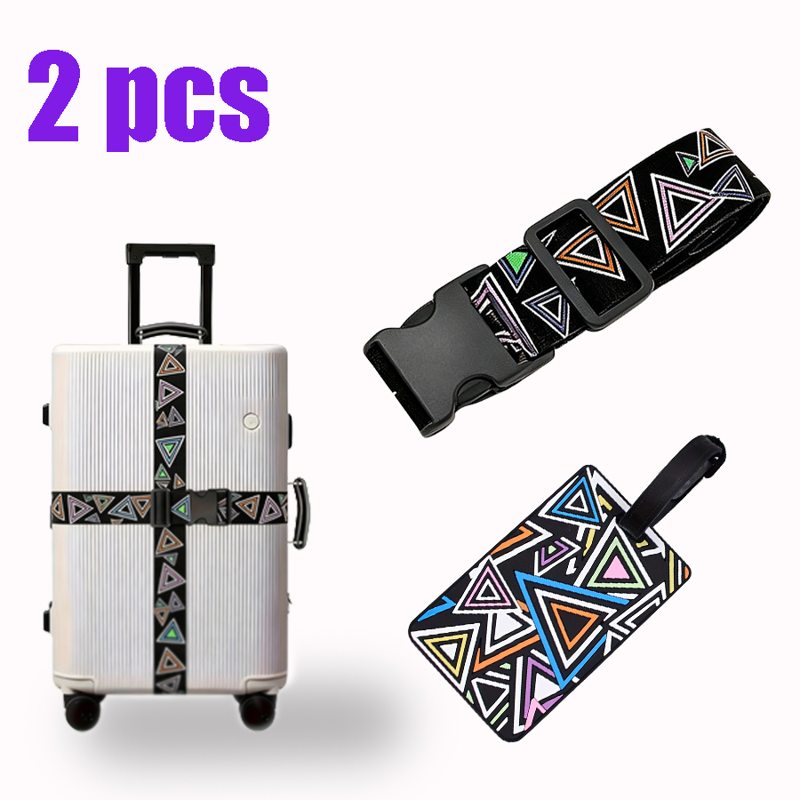 2-Piece Set of Luggage Straps  - Travel Luggage Set ulasan dan harga