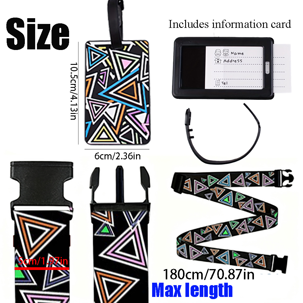 2-Piece Set of Luggage Straps  - Travel Luggage Set ulasan dan harga