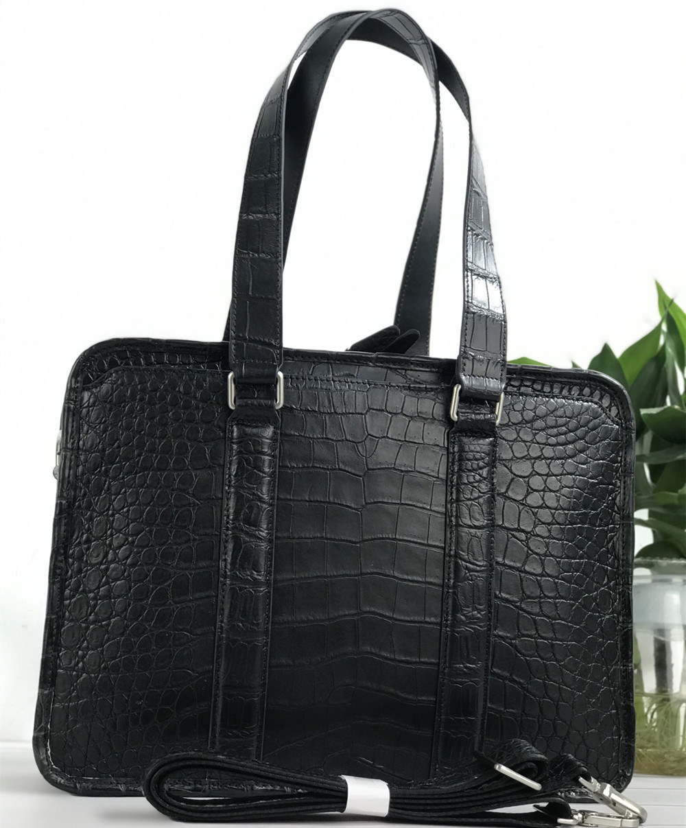 New Crocodile Leather Laptop B - Leather Briefcase ulasan dan harga