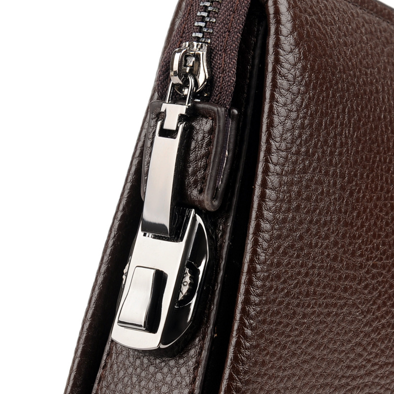 Male Long Money Wallets Mobile - Leather Wallet Men ulasan dan harga