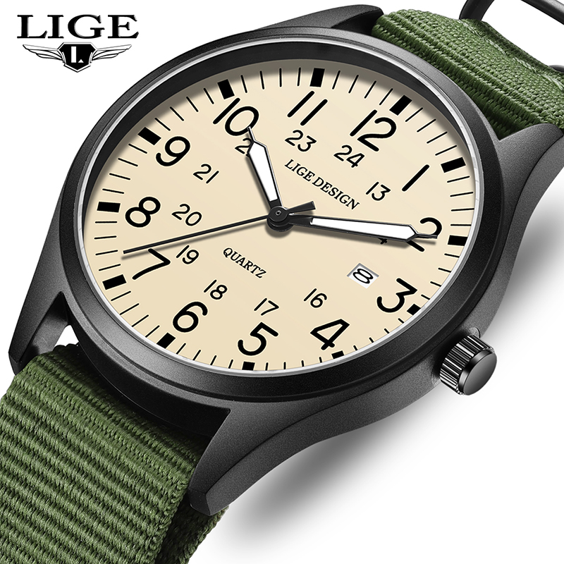 LIGE 2026 TOP NEW Quartz Wrist - Luxury Watch Men ulasan dan harga