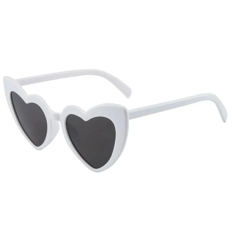 Cartoon White Heart Sunglasses - Sunglasses Uv400 ulasan dan harga