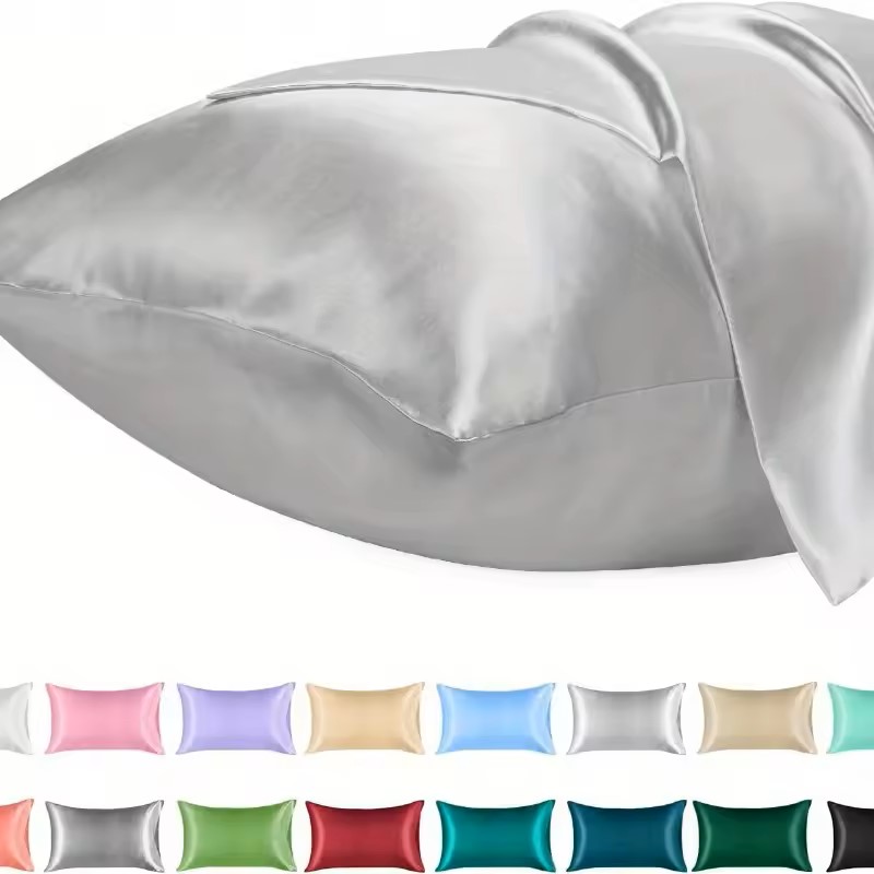 1PC Satin Pillowcase for Hair  - Silk Pillowcase ulasan dan harga